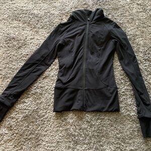 Black Reversable Zip-Up Jacket